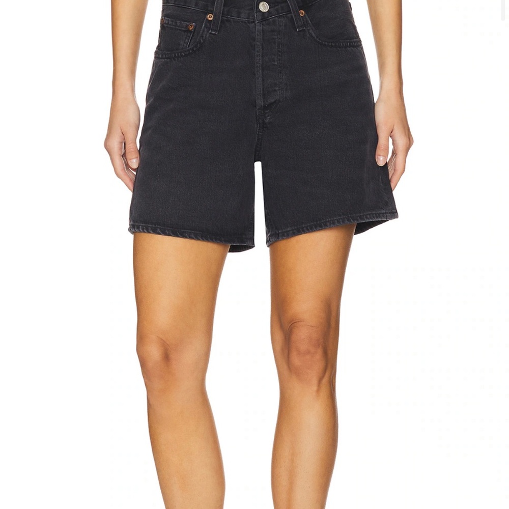 Agolde Women's Dark Denim Jean Shorts